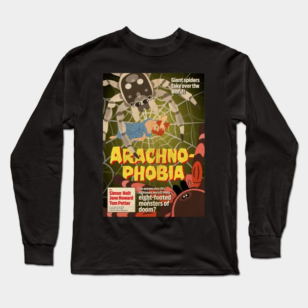 Arachnophobia Long Sleeve T-Shirt by AnNuttin